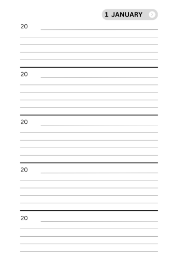 My One Liner Journal: A Five-Year - Daily Reflection - Paperback - Image 5