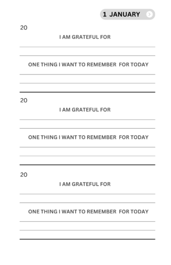 My One Line A Day Journal: 3-Year Daily Reflection Paperback - Image 5
